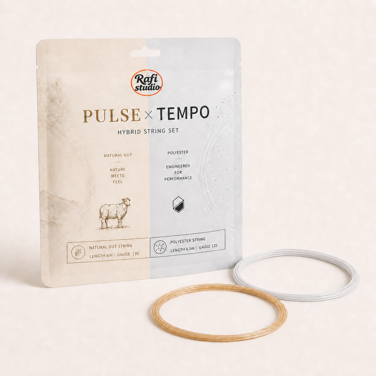 「PULSE & TEMPO」Hybrid Tennis String